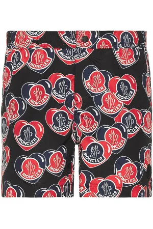 Moncler Swim Shorts in - Red. Size L (also in M, S, XL/1X).