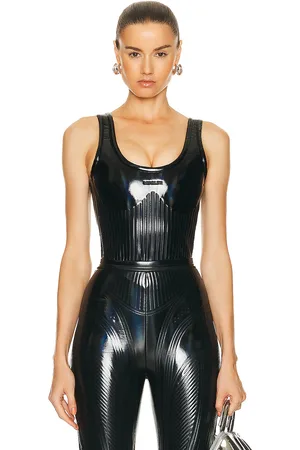 MUGLER Tank Top Bodysuit in - . Size 42 (also in ).