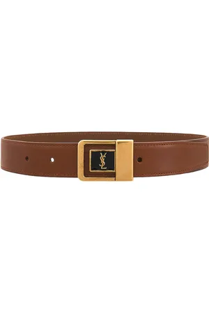 Saint Laurent Boucle LA 66 Belt in - Brown. Size 65 (also in 70).