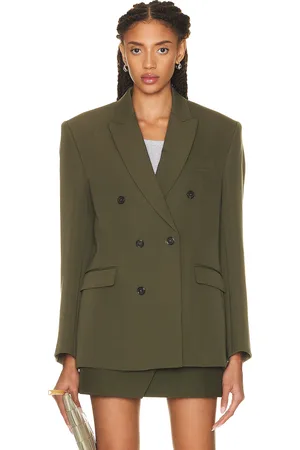 WARDROBE.NYC Double Breasted Blazer in - Army. Size L (also in M, S).