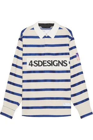 4SDESIGNS Rugby Shirt in - Cream. Size L (also in ).