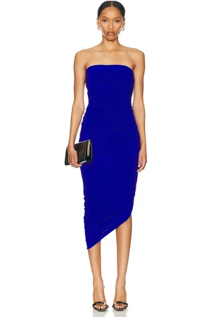 Norma Kamali Strapless Diana Dress in - Royal. Size M (also in ).