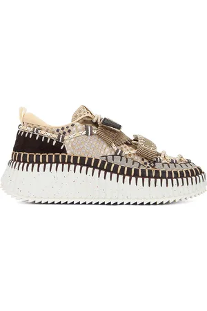 Chloé Nama Mesh Sneaker in - Beige. Size 37 (also in 42).