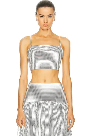 Staud Federico Top in - Navy. Size L (also in ).