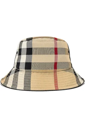 Burberry Check Bucket Hat in - Beige. Size M (also in S).