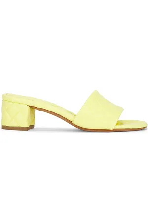 Bottega Veneta Amy Mule Sandal in - Lemon. Size 39.5 (also in ).