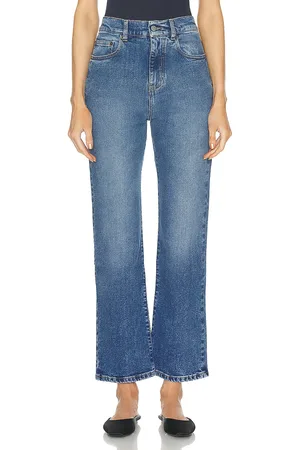 Proenza Schouler Jasper Crop Wide Leg in - Denim-Medium. Size 29 (also in ).