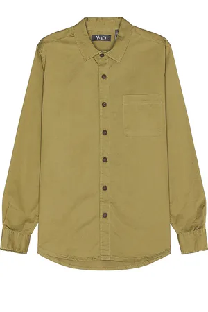 WAO Long Sleeve Twill Shirt in - Green. Size M (also in S).