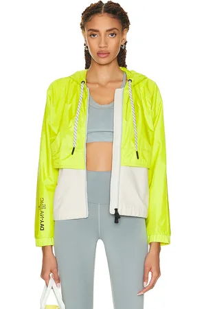Moncler Day-namic Hooded Zip Up Jacket in - Yellow. Size L (also in M, XS).