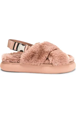 Moncler Solarisse Fur Sandal in - . Size 38 (also in 39, 41).