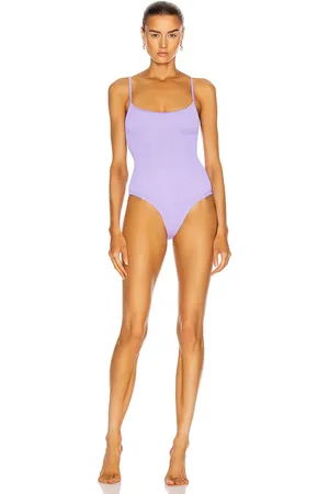 Hunza G Pamela One Piece Swimsuit in - Purple. Size all.