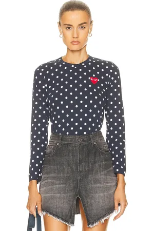 Comme des Garçons Cotton Red Emblem Dot Tee in - . Size XS (also in ).