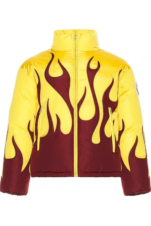 Moncler 8 Moncler Palm Angels Clancy Jacket in - Yellow. Size 5 (also in ).