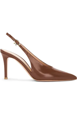 Gianvito Rossi Tokio Slingback Pump in - Brown. Size 35 (also in 35.5, 36.5, 39).
