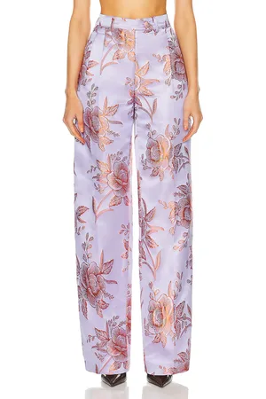 Etro Floral Trouser in - Lavender. Size 36 (also in ).