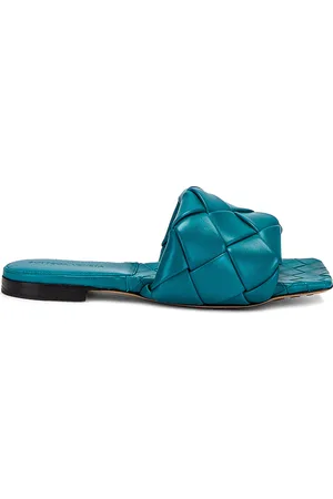 Bottega Veneta Lido Sandals in - Blue. Size 35 (also in 35.5, 36, 36.5, 37, 37.5, 38, 38.5, 39.5, 40).