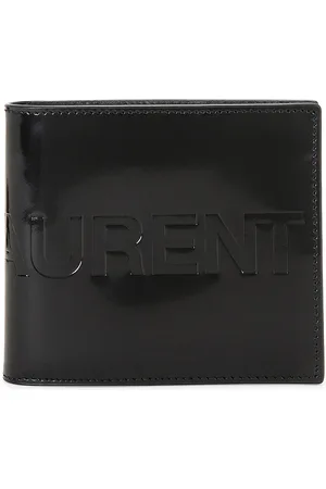 Saint Laurent YSL Wallet in - Black. Size all.