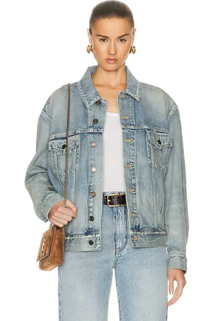 Saint Laurent Denim Jacket in - Denim-Light. Size 34 (also in 36, 42).
