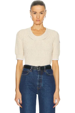 Moncler Crew Neck Sweater in - Cream. Size M (also in ).