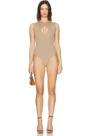 Helsa Carina Bodysuit in - Tan. Size XL (also in ).