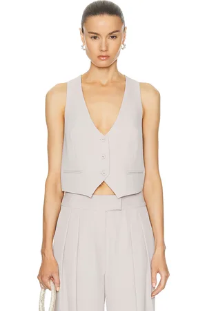 The Sei Vest in - Beige. Size 0 (also in 2, 8).