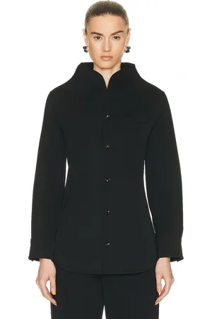 Bottega Veneta Stretch Funnel Neck Shirt in - . Size 34 (also in 38).