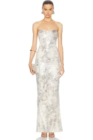 Retrofete Winslow Dress in - Beige. Size M (also in ).