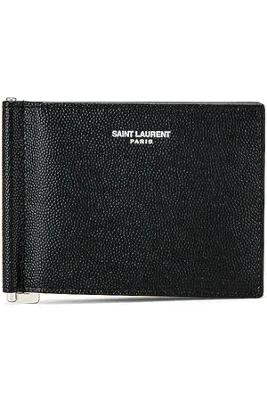 Saint Laurent YSL Wallet in - Black. Size all.