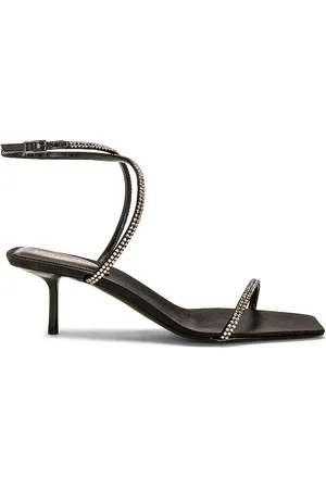 Saint Laurent Nuit Sandal in - Black. Size 36 (also in 36.5, 38).