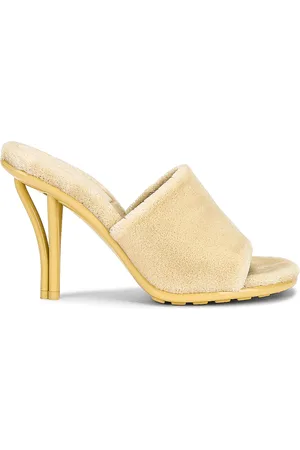 Bottega Veneta Fabric Sandals in - Cream. Size 35 (also in 35.5, 36.5, 37, 37.5, 38, 39, 40).