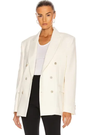 WARDROBE.NYC Double Breasted Blazer in - White. Size L (also in ).