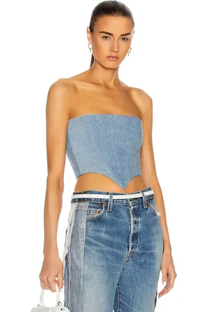 Sami Miro Corset Top in - -Light. Size L (also in S).