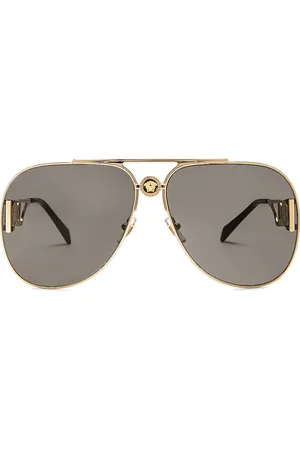 VERSACE Aviator Sunglasses in - Metallic . Size all.