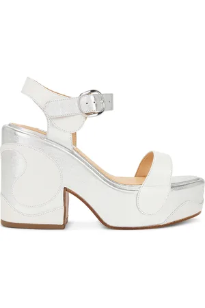 GABRIELA HEARST Iris Sandal in - Metallic . Size 39.5 (also in ).