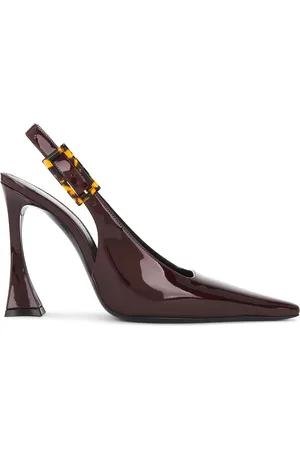 Saint Laurent Dune Slingback Pump in - Burgundy. Size 37 (also in ).