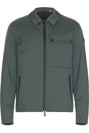 Moncler Tortisse Shirt Jacket in - Green. Size 1 (also in 2, 4).