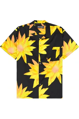 Double Rainbouu Short Sleeve Hawaiian Shirt in - Black. Size S (also in M).