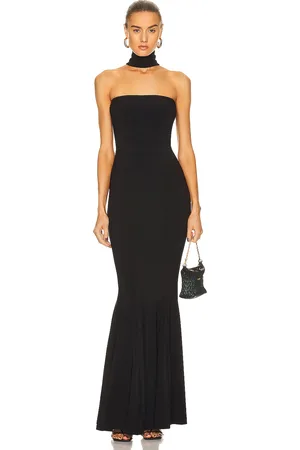 Norma Kamali Turtleneck Strapless Fishtail Gown in - . Size L (also in M, XL).