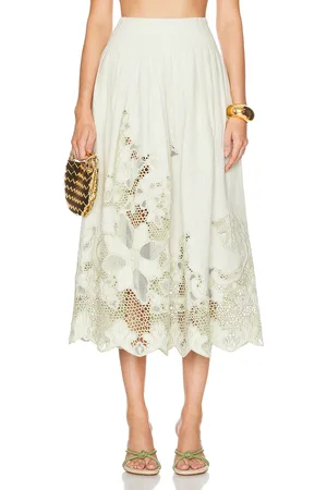 Cult Gaia Darina Skirt in - Sage. Size 0 (also in 8).