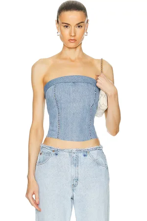 aligrace Custom Vintage Corset in - Blue. Size L (also in S).