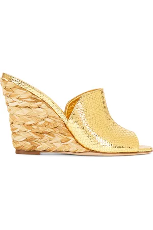 PARIS TEXAS Deia 100 Mule Heel in - Metallic Gold. Size 41 (also in 36).