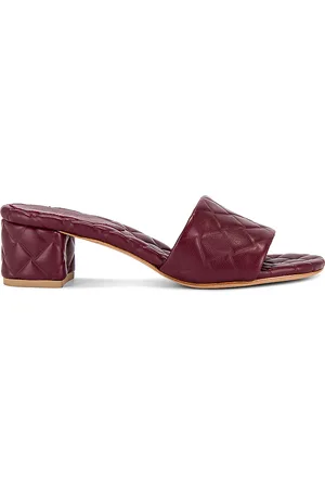 Bottega Veneta Amy Mule Sandal in - Red. Size 37 (also in 38, 39, 40).
