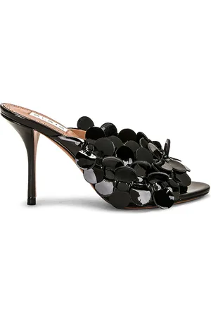 Alaïa Confetti Mule in - Black. Size 36 (also in 37, 38, 39, 39.5, 40).