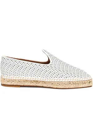 Alaïa Flat Espadrilles in - White. Size 37 (also in 39, 41).