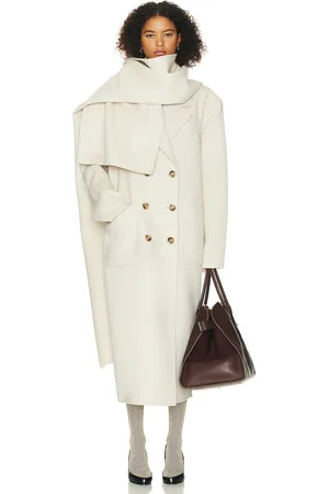 Helsa Oversized Coat With Detachable Scarf in - . Size L/XL (also in S/M).