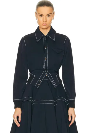 Bottega Veneta Tech Nylon Blouson Top in - . Size 40 (also in ).