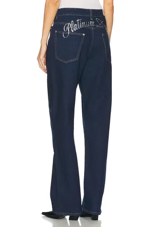 Stella McCartney X Sorayama Chap Straight Leg in - Denim-Dark. Size L (also in ).