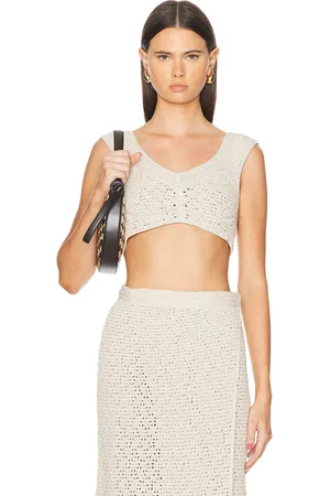 Bottega Veneta Bra Top in - Beige. Size L (also in S, XS).