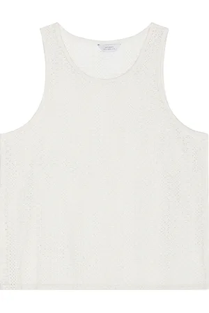 Saturdays NYC Gabriel Cotton Lace Tank in - Cream. Size M (also in ).