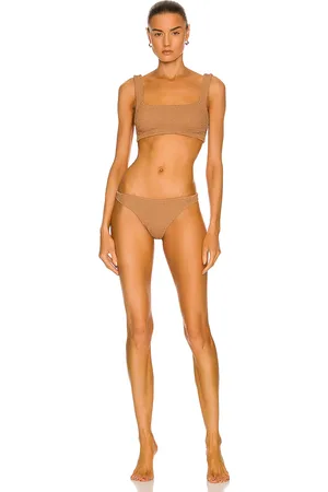 Hunza G Xandra Swimsuit in - Tan. Size all.